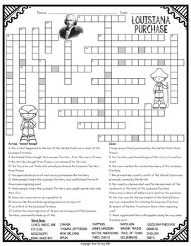 louisiana purchase explorer crossword